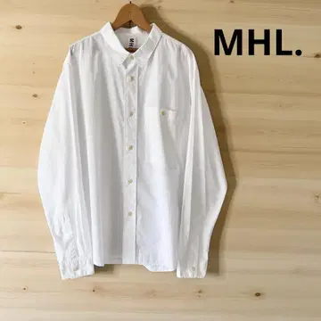 MHL. 코튼 셔츠 화이트 M 가슴 포켓