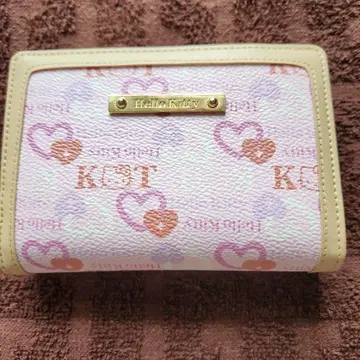 Hello Kitty 하트 무늬 접이식 지갑