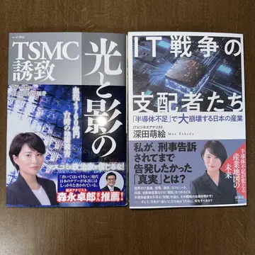 IT 전쟁의 지배자들 빛과 그림자의 TSMC 유치 2권 세트 후카다 모에
