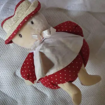 쇼와 레트로 마론 크림 H23cm 봉제 인형
