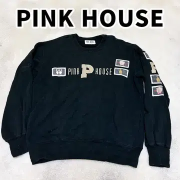 PINK HOUSE 블랙 트레이닝복 맨투맨