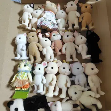 실바니아 인형 대량 세트