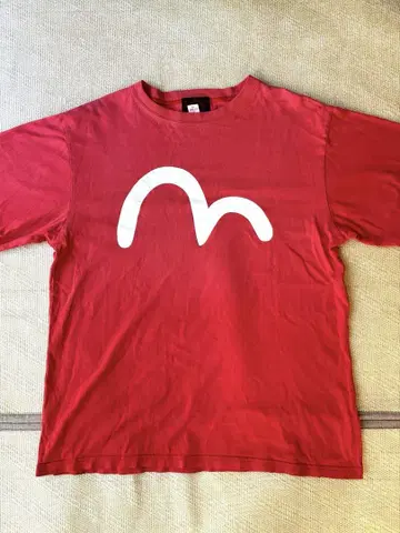 EVISU 에비수 90s 카모메 프린트 티셔츠 Size 40