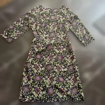 LAURA ASHLEY 로라 애슐리 꽃무늬 허리 리본 원피스 11호