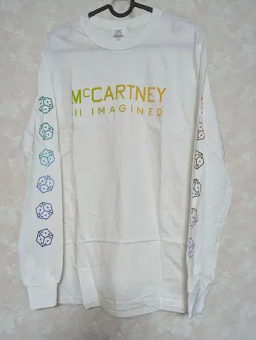 MCARTNEY III IMAGINED 긴팔 티셔츠 남성용 S 사이즈