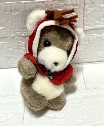 산 애로우 레트로 봉제 인형 곰 루돌프 크리스마스 당시 물건