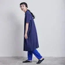 나카가와 마사시치 상점 시원한 면 레이어드 팬츠 테이퍼드