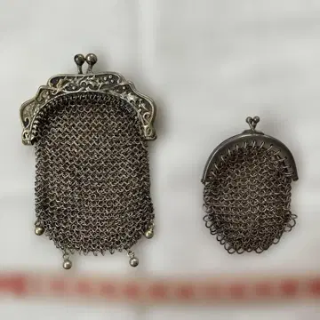 france antique 미니 가마구치 코인 케이스 2개 set