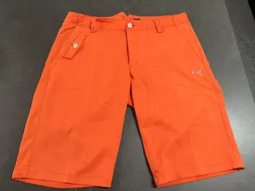 PUMA 오렌지 숏팬츠 골프용
