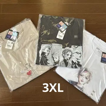야자와 아이 유니클로 T셔츠 3매 세트 3XL