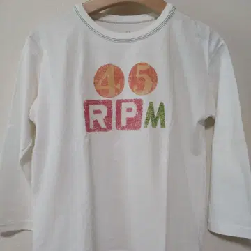 45RPM 오분 소매 티셔츠 미사용