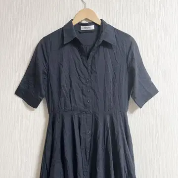 JENNE 젠느 오드리 룩 에어리 원피스 M 네이비