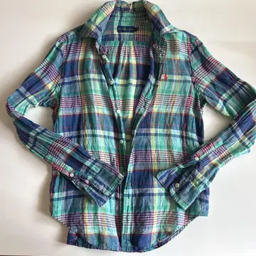 Ralph Lauren 체크 무늬 긴팔 셔츠