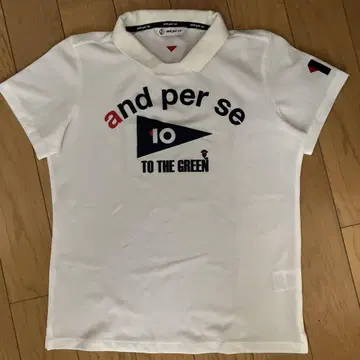 and per se 메쉬 폴로 셔츠 화이트