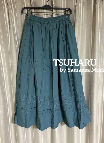 TSUHARU 츠하루 코넬리 라이크 자수 스커트