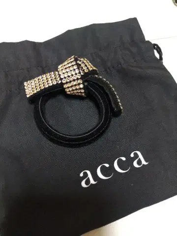 acca 아카 오드리 드레스 포니 골드