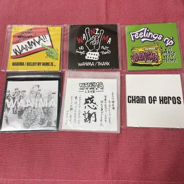 WANIMA 데모 CD 6장 세트