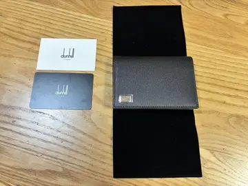 미사용품 dunhill 명함지갑 블랙