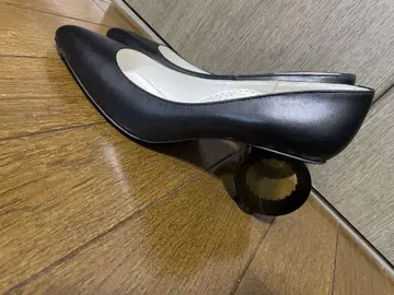 ANREALAGE 블랙 펌프스 24.5cm