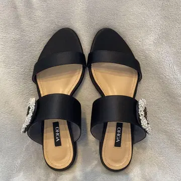 OHGA 비쥬 블랙 샌들