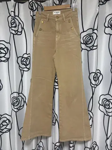 스트레치 플레어 데님 팬츠 (LILYBROWN)