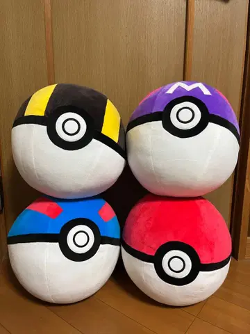 포켓몬 몬스터 볼 메카모후구토 봉제 인형 4개 세트