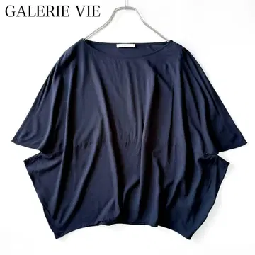 24AW GALERIE VIE 워셔블 레이온 보트넥 풀오버