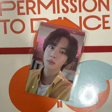 BTS PERMISSION TO DANCE 랜덤 트레이딩 카드 JIN 진