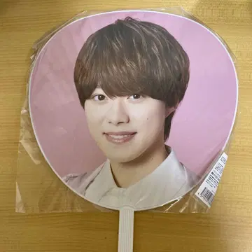 오오하시 카즈야 부채 핑크