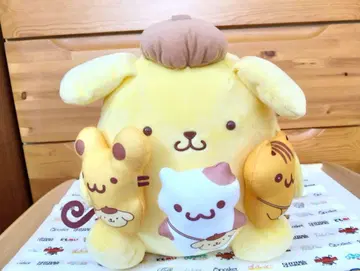 폼폼푸딩 팀 푸딩 다 같이 산책하는 중! BIG 봉제 인형