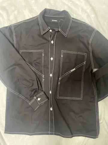 XLARGE 블랙 셔츠 자켓