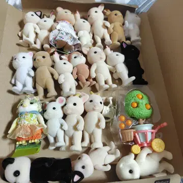 실바니아 인형 대량 세트