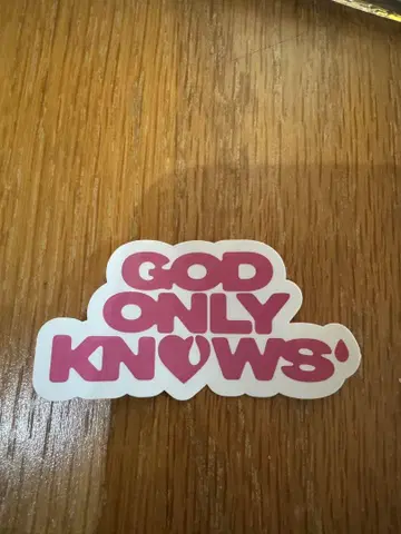 이와타 타카노리 GOD ONLY KNOWS 오리지널 스티커