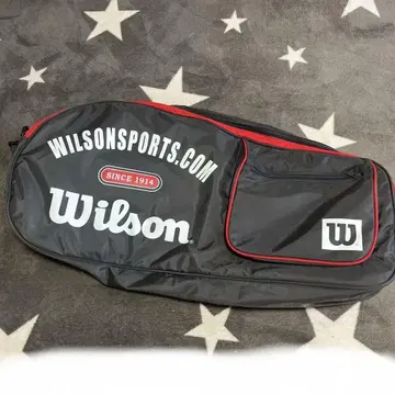Wilson 라켓 백 블랙/레드