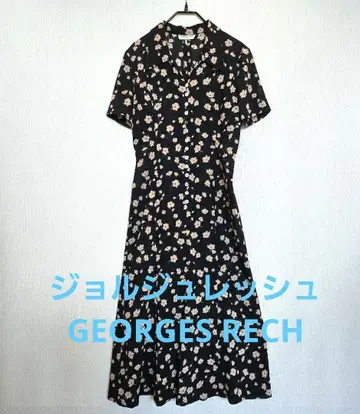 조르주 레쉬 (GEORGES RECH) 레트로풍 꽃무늬 롱 원피스