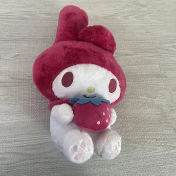 마이멜로디 딸기 봉제 인형 약 30cm 제일복권