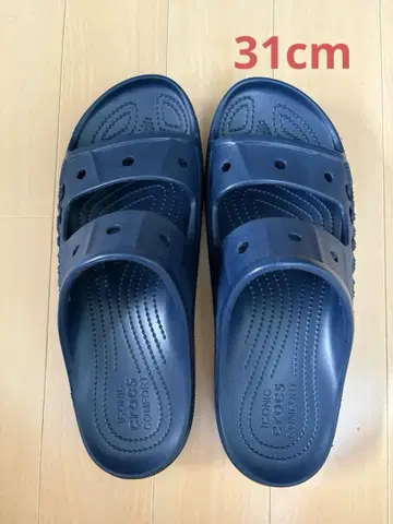 크록스 바야 샌들 네이비 31cm