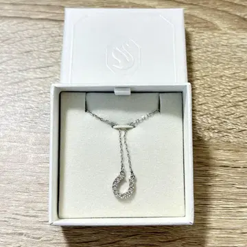 SWAROVSKI 목걸이 실버 큐빅 말발굽