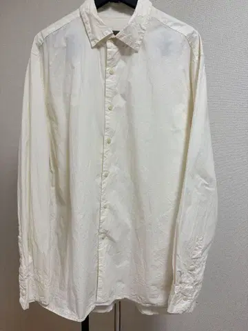 CASEY CASEY big raccourcie shirt M IVORY