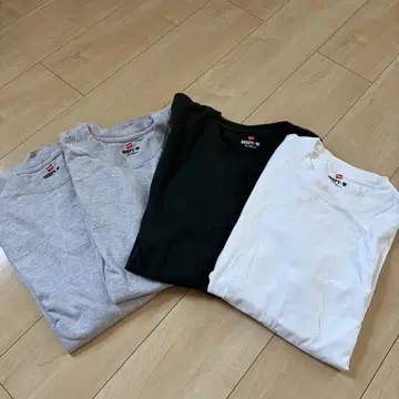 HANES BEEFY 티셔츠 헤인즈 비피 4 매