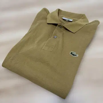 CHEMISE LACOSTE 피케 셔츠 카노코 반팔 베이지 계열