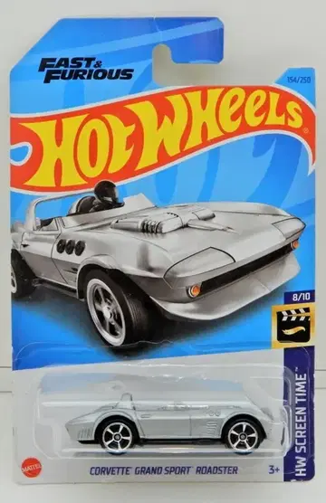 MATTEL 핫휠 베이직 카 코르벳 그랑 스포츠 로드스터