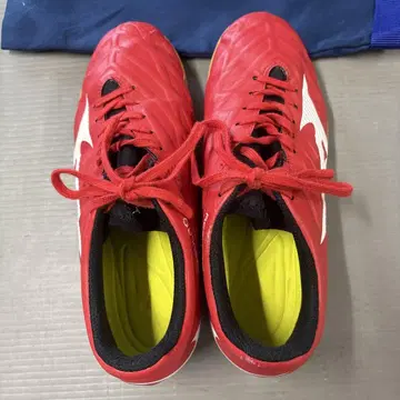 미즈노 레브라 풋살화 빨간색 JP 24.0 부속물 포함