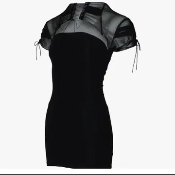 THEREDTHREAD S lace up dress mini
