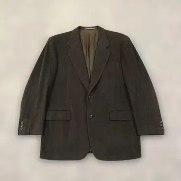 테일러드 자켓 브라운 헤링본 큐프라 포멀 071104