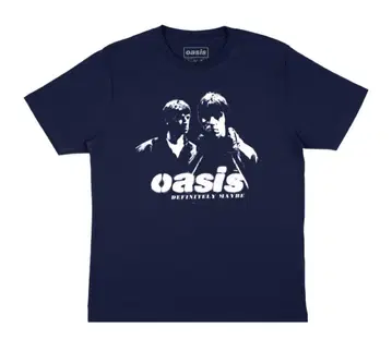 oasis 오아시스 DEFINITELY MAYBE 티셔츠 네이비 L