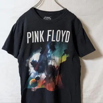 PONK FLOYD 밴딩 티셔츠 빅 로고 프린트