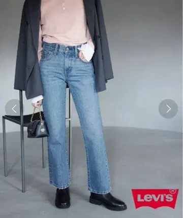 Levi's 리바이스 SLOBE 별주 MIDDY ANKLE BOOT 데님