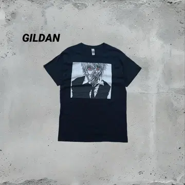 레어 GILDAN 헌터헌터 크라피카 반팔 티셔츠 애니메이션 티 L 사이즈