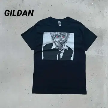 레어 GILDAN 헌터헌터 크라피카 반팔 티셔츠 애니메이션 티 L 사이즈